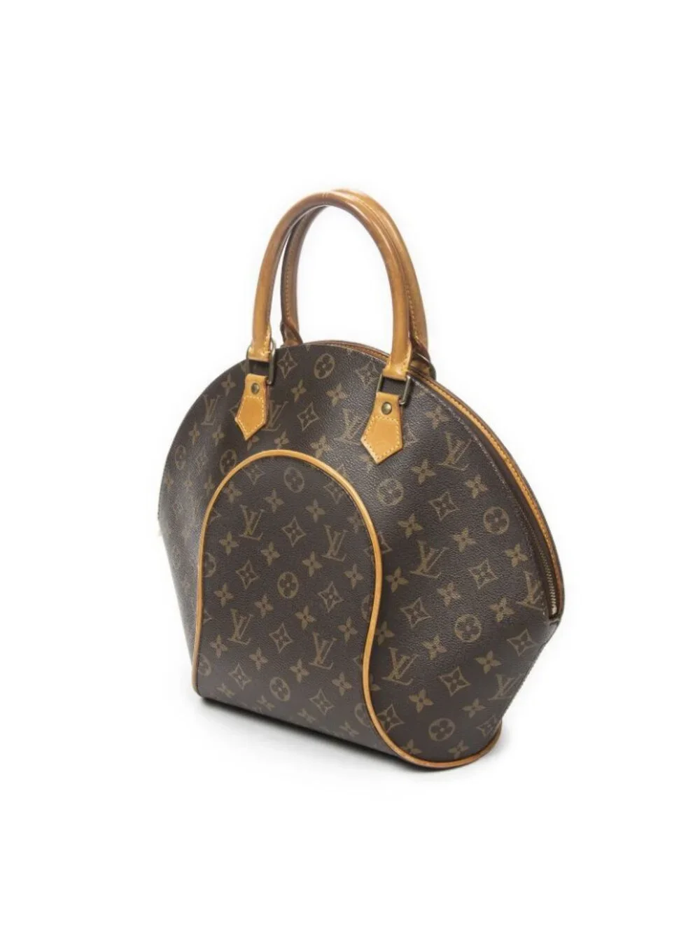 Louis Vuitton Ellipse Brown Monogram Canvas Handbag